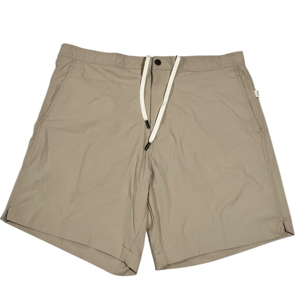 NWT Onia Calder‎ 6" Traveler Swim Trunks Boardshorts Tan Men's 40